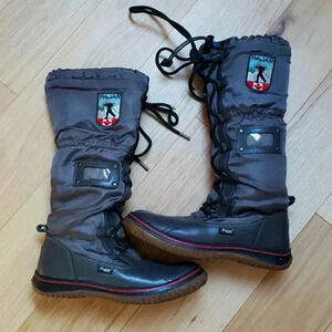 Pajar Grip Tall Winter Boots size EU 38  US 7- 7.5 gray